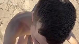 blowjob in the dunes super sexy twink
