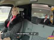 Female Fake Taxi Big tits Czech driver Lady Gang rides hard cock passionate blowjob hardcore sex 2/16