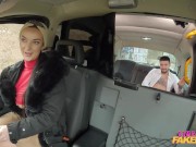 Female Fake Taxi Big tits Czech driver Lady Gang rides hard cock passionate blowjob hardcore sex 8/16