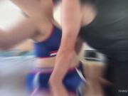 Big Natural Tits Claire Fraizer fucks the Garden Maintenance Man