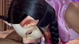 Teen Latina giving giving a great blow job at audition