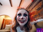Scarlet Skies Cant help Clowning Around to Get Stepbros Cock -S18:E9 7/16