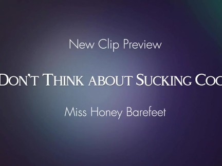 Don't Think about Sucking Cock. Femdom POV. Encouraged Bi/Gay. Cock Addiction. Faggot Training