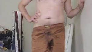 Maolo the Male Stripper will NOT show his Underwear! He refuses! DARN! OH What He's Naked!