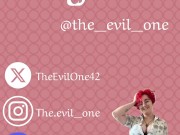 Hot Goth RedHead Elf Sucking Dildo