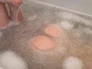 bathes in cum and gives in the ass