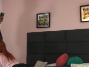 I give my lover's cock a delicious blowjob and he fills me with milk