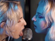 ASMR Double Licking Blue Yeti Mic 1/16