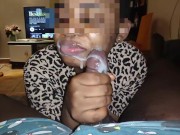 hot ebony milf neighbor want my cum on her face 14/16