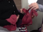 Japanese pickup attempt proves successful beyond belief with a major focus on age gap play going from striptease to sex 2/16