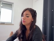 Dissatisfied husband fucks the maid in the same bed where his wife is 14/16