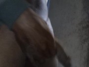 Roommate watching thru the crack