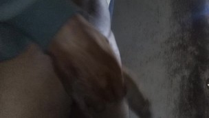 Roommate watching thru the crack