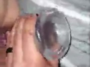 Slutwife gets her pussy stretched 8/16