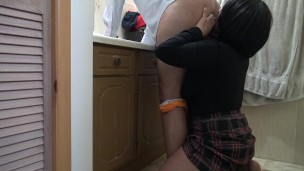 Horny french cuckold wife licks her husbands asshole every morning