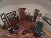 FuckPassVR - Agatha strokes your dick, takes it deep, her skilled mouth leaving you rock hard. 4/16