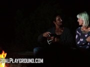 DIGITALPLAYGROUND - Kleio Valentien Rides A Big Cock By The Campfire, Then Milks It Dry 2/16