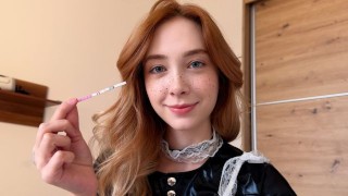 What to do if your maid is pregnant after a creampie? Fuck her ...