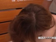 Mai Shirosaki receives an exceptional creampie after a super-naughty threesome, in the hottest Japanese porn episode ever 13/16