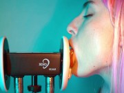 ASMR Close Up Ear Licking 3Dio by Elsa 11/16