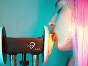 ASMR Close Up Ear Licking 3Dio by Elsa 13/16