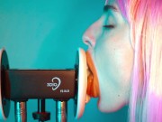 ASMR Close Up Ear Licking 3Dio by Elsa 3/16