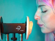 ASMR Close Up Ear Licking 3Dio by Elsa 5/16