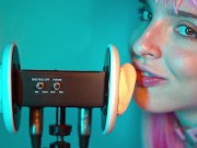 ASMR Close Up Ear Licking 3Dio by Elsa 6/16
