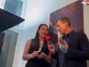 Hot Brunette Amateur Jenny Stella Has Threesome Sex and Gets Fucked In The Ass - Mydirtyhobby 2/16