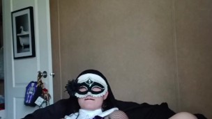 First time doing anal in costume 🤭, full video on onlyfans @island_sorceress