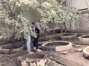 Boyfriend with neighbor chubby lady sex enjoy at forest Boyfriend with neighbor chubby lady sex enjo
