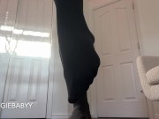 pantyhose foot worship evil supergirl traps you until you melt her! - full video on Veggiebabyy Many 2/16