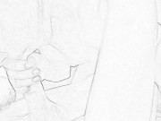 Cartoon blowjob, rider. Part 2 5/16