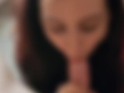 Hungry MILF sucks me to the end