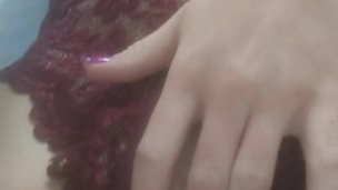 Massage her pussy before bed