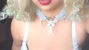 Blonde Sexy Bimbo Doll