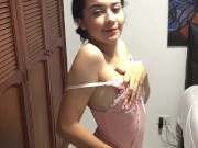 Hot friend does naked dance and shows her tits - Screenshot 5 of 16 - Petite