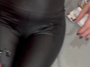 I suck him and he cums on my brand new leather leggibgs 15/16