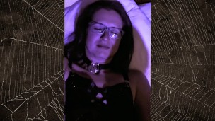 Halloween Hotel Takeover: Hermoine leaves her door open for everyone to watch while fucking her wand