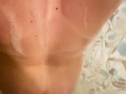 Shower teasing/foreplay leads to hard backshots 4K POV 5/16