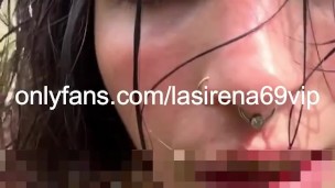 Naughty LaSirena69 Home Alone Playing With Her Tits And Pussy