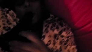 He Fucked her While She Sucked on a Dildo