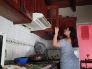 Carla Farting While Cooking Dinner! So Bubbly!