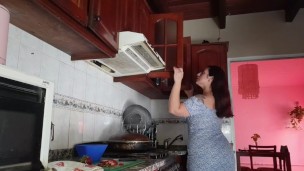 Carla Farting While Cooking Dinner! So Bubbly!