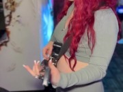 Redhead Gamer Girl Blows Dick 7/16