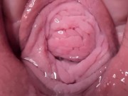 close up opening hole very deep and hard cum a lot