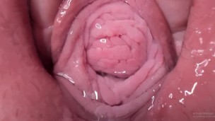 close up opening hole very deep and hard cum a lot