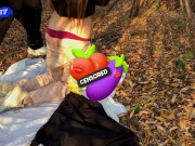 Частное. Секс на природе с рыжей студенткой 7/16