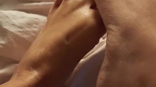 Rosie’s Oiled Up Foot Tease & Sensual Feet Worship Trailer – Slick Soles, Toe Sucking, Arch Play