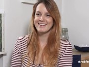 Ersties - Hot Brunette Babe Masturbates with a Dildo in the Kitchen 14/16